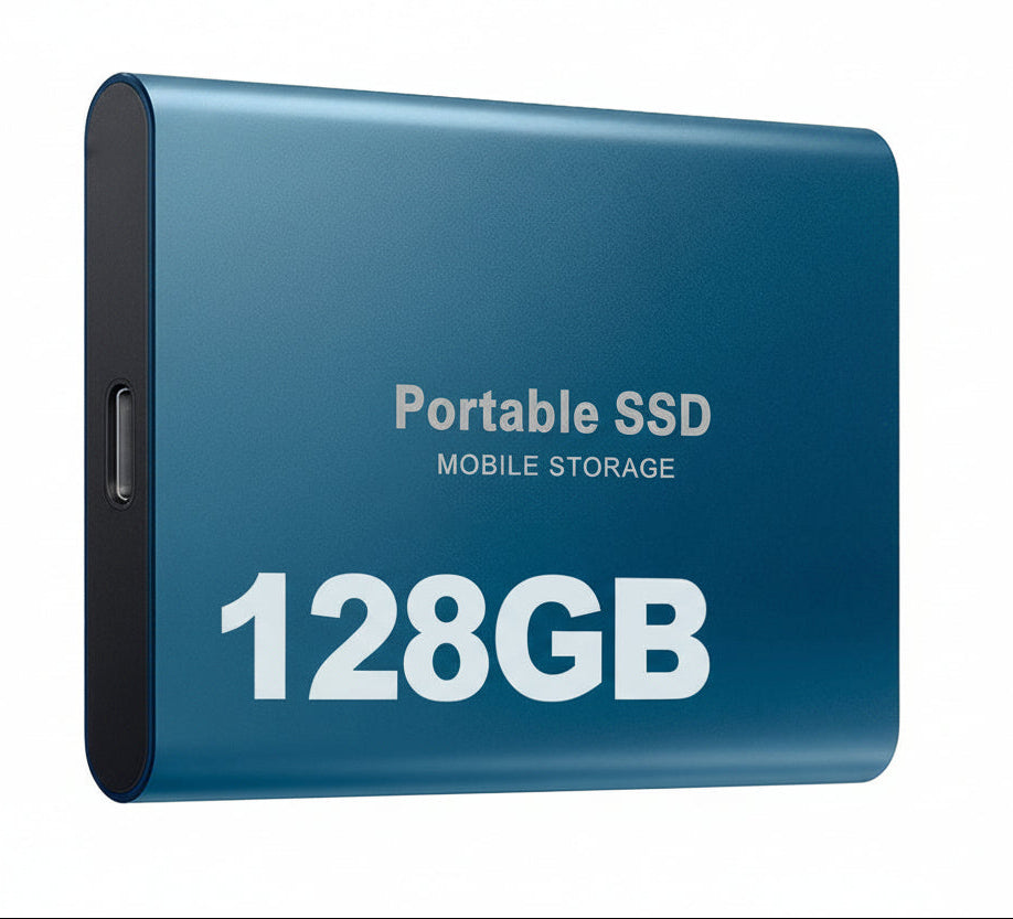 Glevato | Portable SSD 128GB Hard Drive External Storage Compact Fast Best Quality