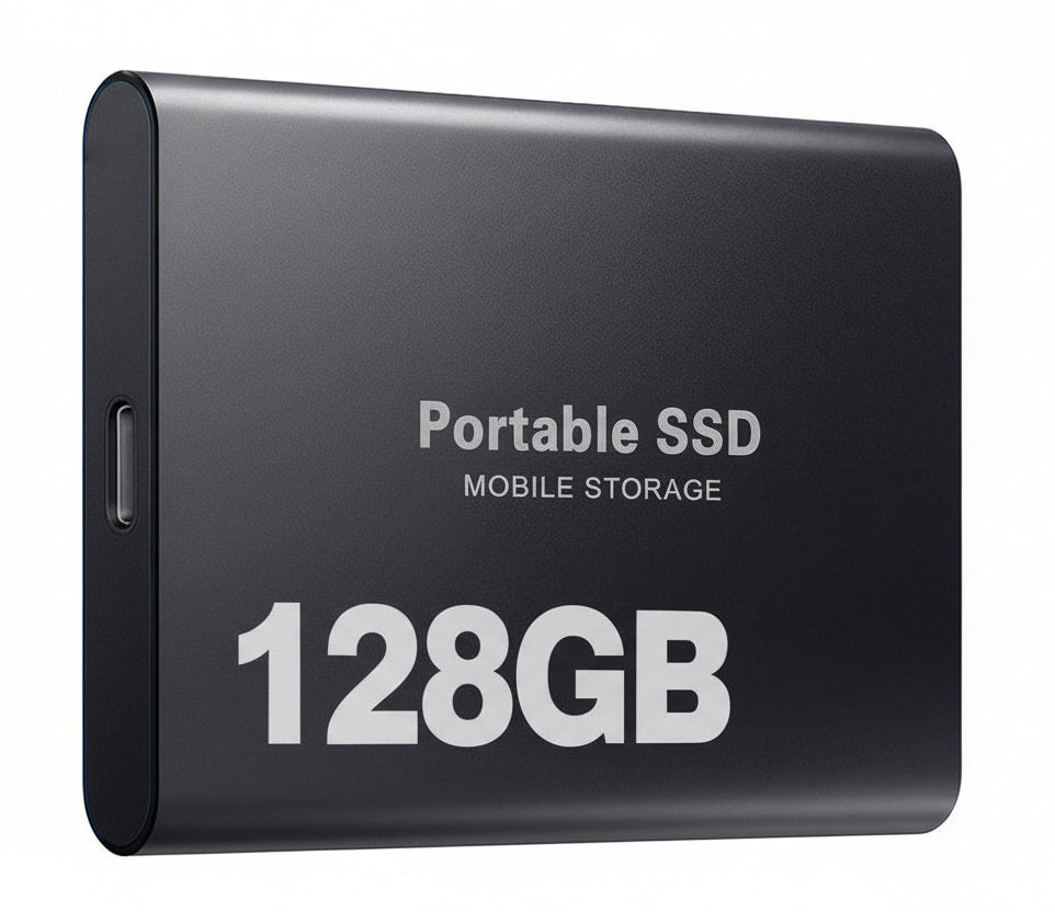Glevato | Portable SSD 128GB Hard Drive External Storage Compact Fast Best Quality