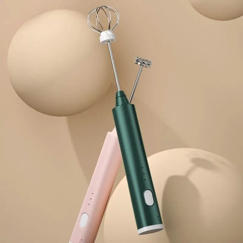 Glevato | Powerful Mini Hand Mixer for Kitchen and Coffee