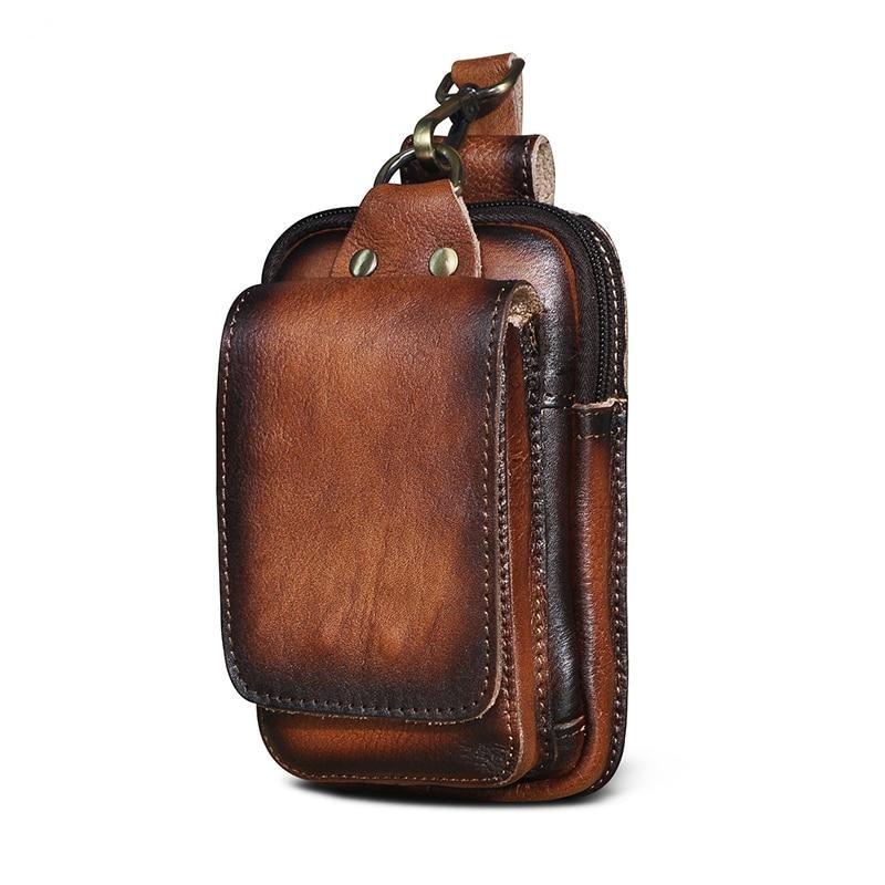 Glevato | Premium Leather Men's Waist Bag