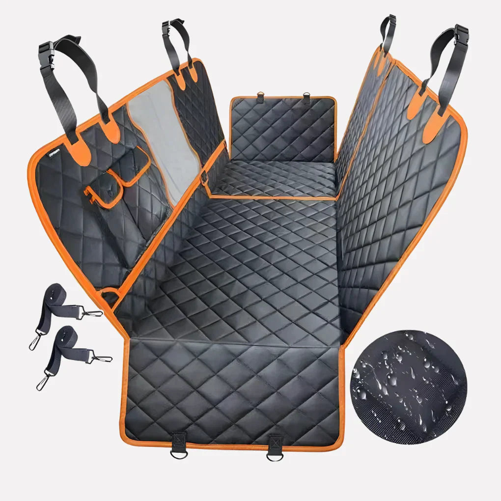 Glevato | Quilted Dog Car Seat Hammock Cover