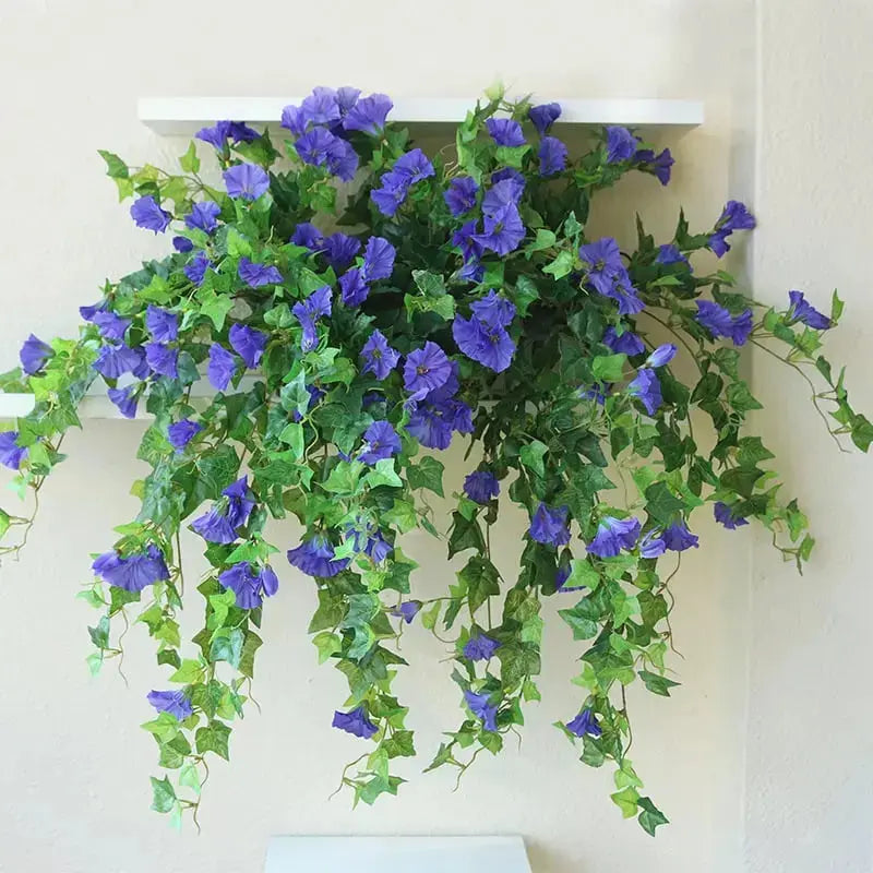 Glevato | Realistic, UV-resistant artificial morning glory - Buy one, get one!