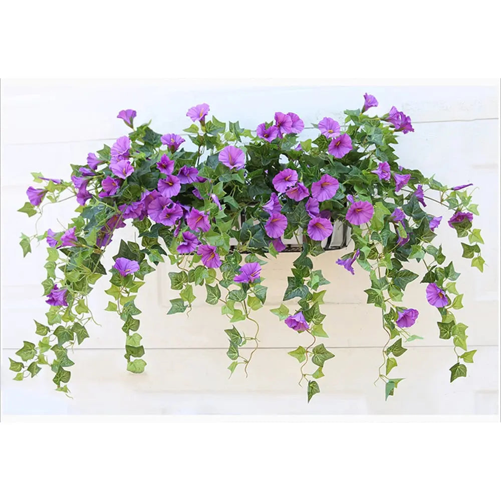 Glevato | Realistic, UV-resistant artificial morning glory - Buy one, get one!