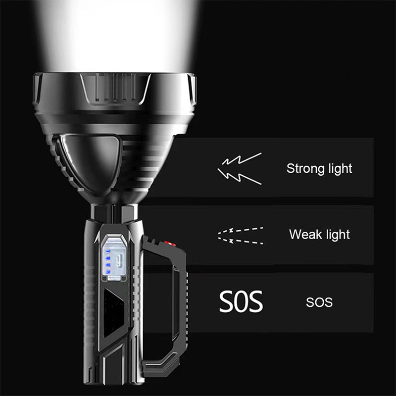 Glevato | Rechargeable Handheld Spotlight Flashlight