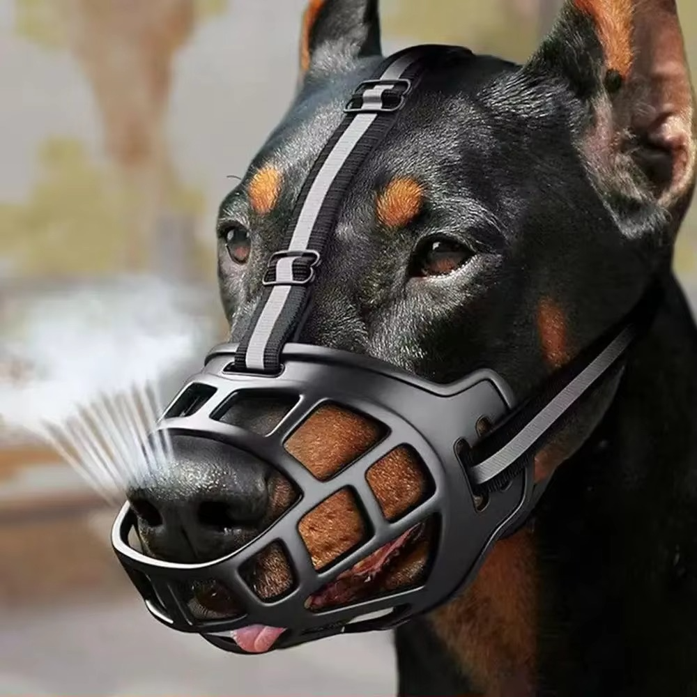 Glevato | Reflective Dog Muzzle - Water-Friendly & Breathable