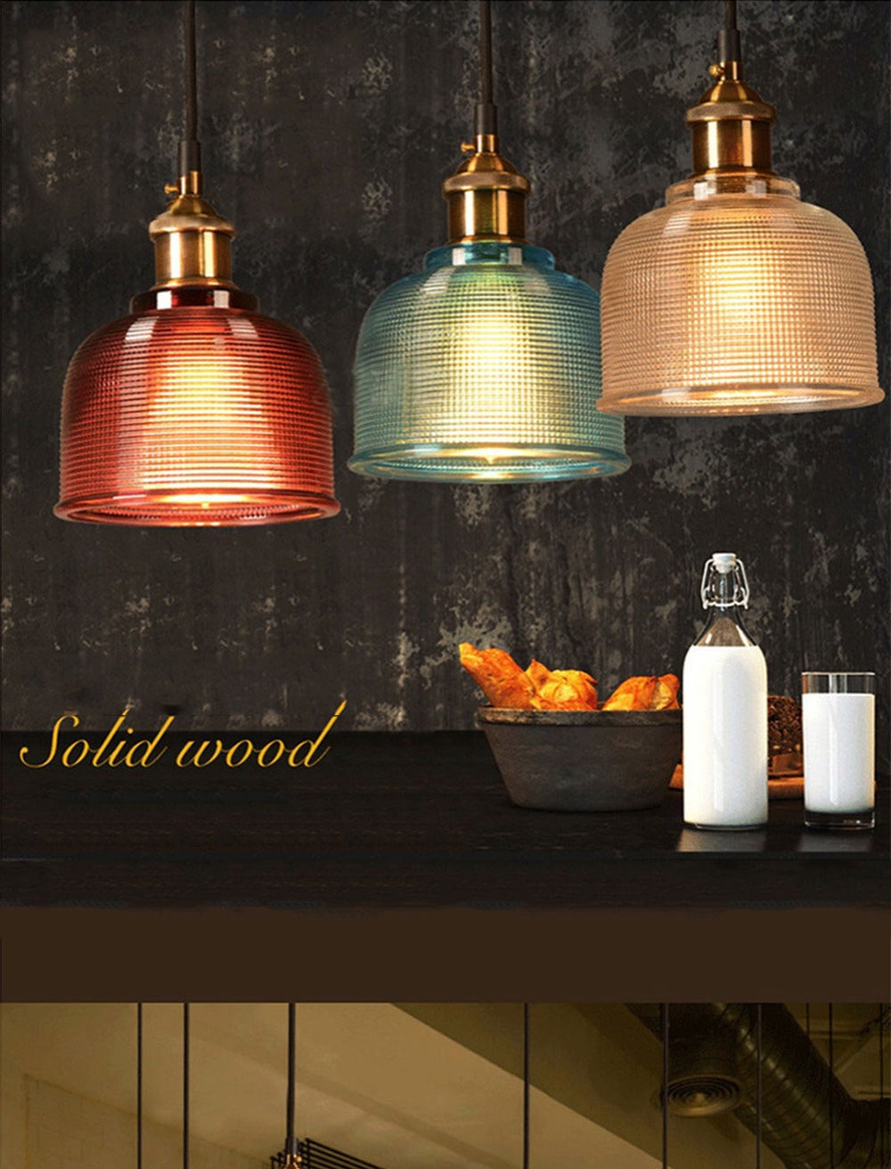 Glevato | Retro Glass Pendant Light | European Vintage Design