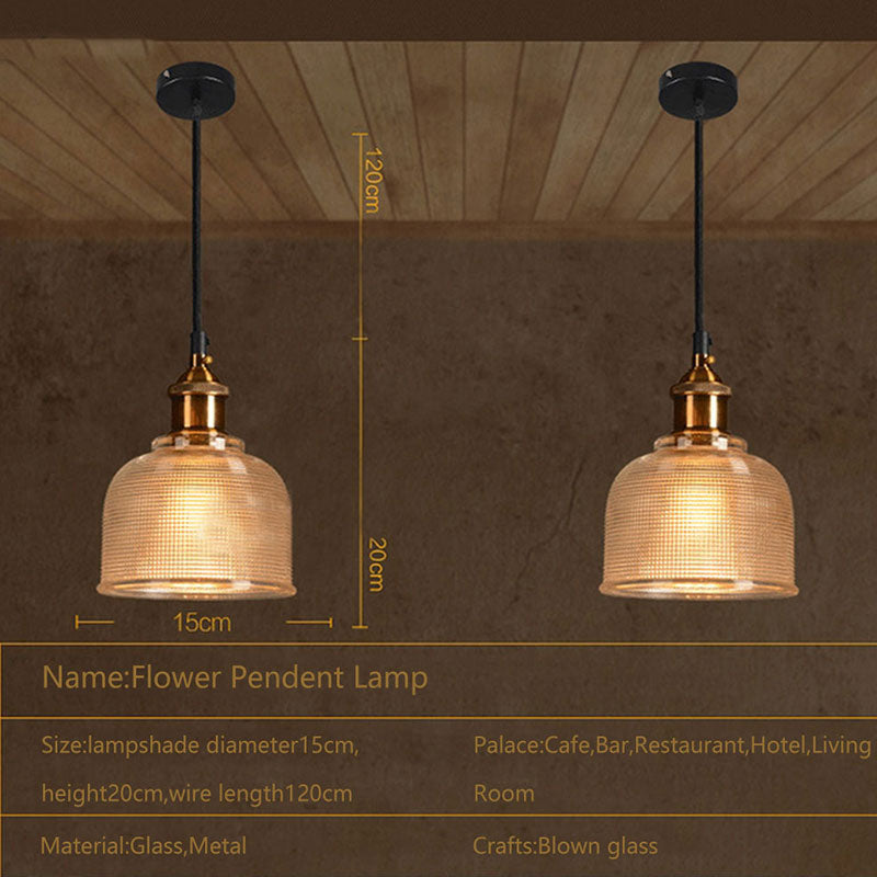 Glevato | Retro Glass Pendant Light | European Vintage Design