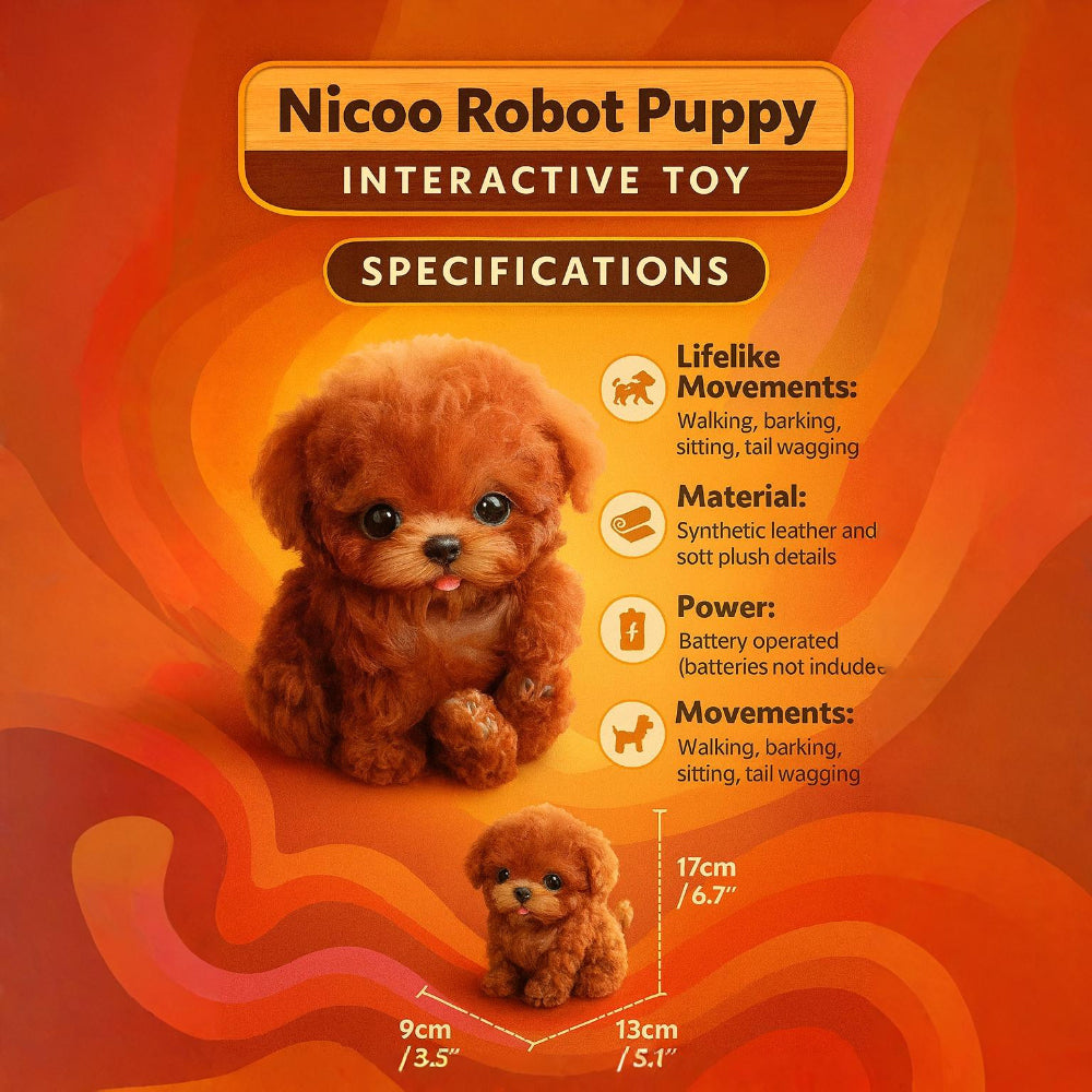 Glevato | Robot Puppy Toy | Walks, Barks, and Responds