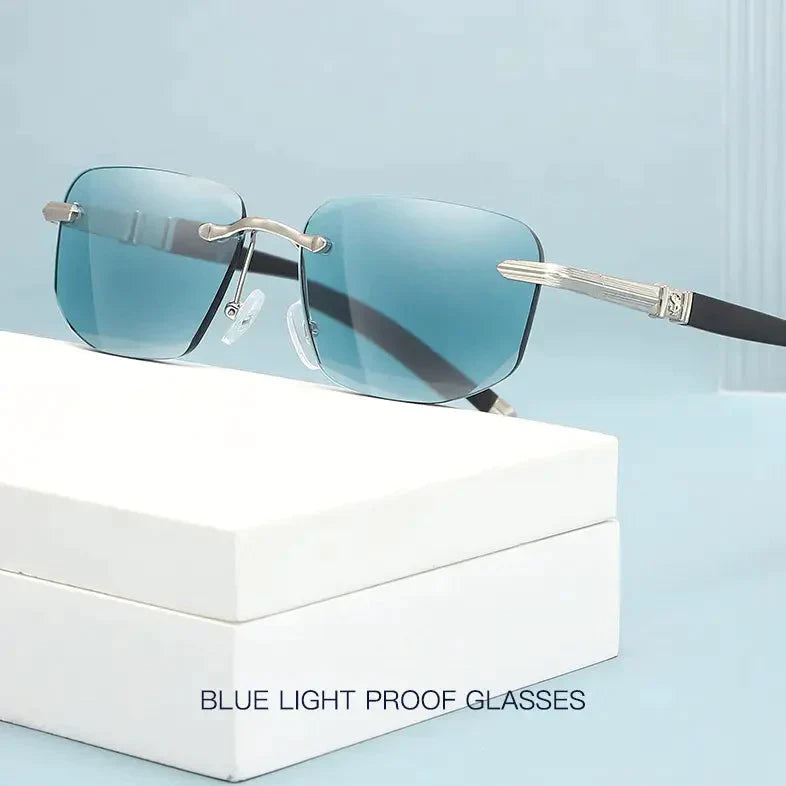 Glevato | Sapphire High Hardness Anti-Blue Light Wide and Near Reading Glasses Sunglasses