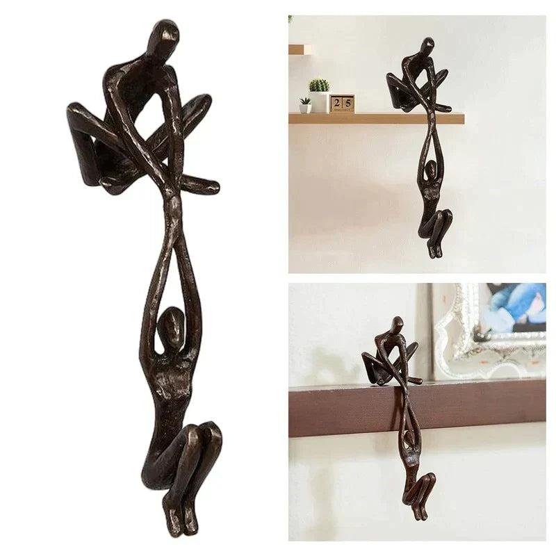 Glevato | Sculpture Figurine Modern Yoga Duo Decoration