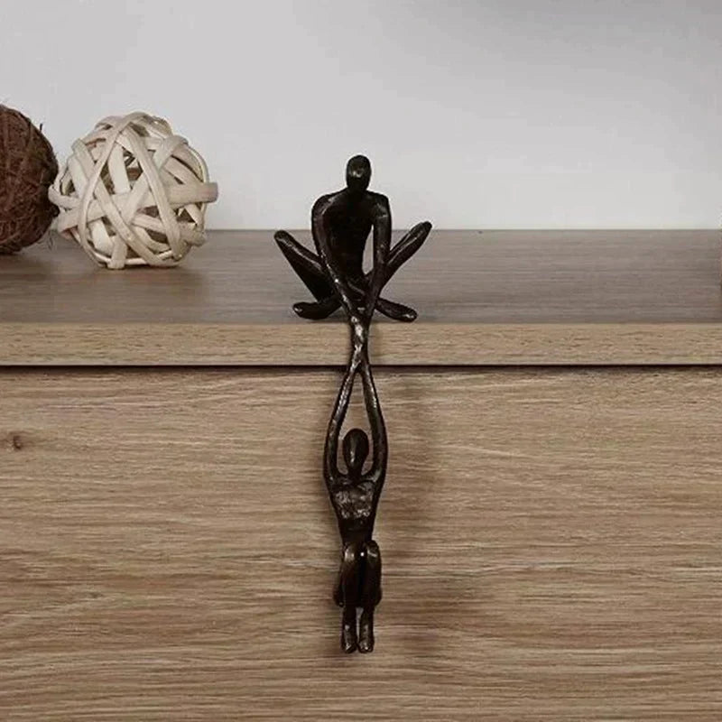 Glevato | Sculpture Figurine Modern Yoga Duo Decoration
