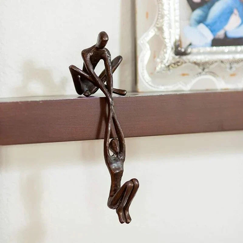 Glevato | Sculpture Figurine Modern Yoga Duo Decoration