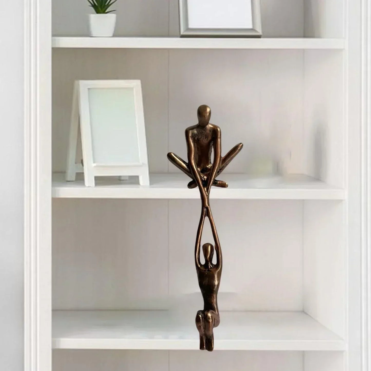 Glevato | Sculpture Figurine Modern Yoga Duo Decoration