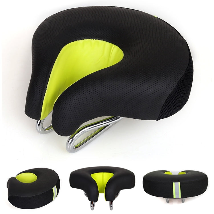 Glevato | Seamless Bicycle Seat Mountain Bike Thick Soft Padding (Green)