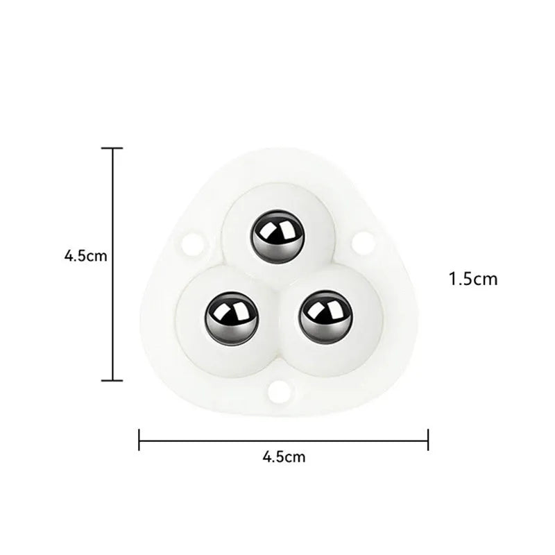 Glevato | Self-Adhesive Fully Swivel Furniture Wheels