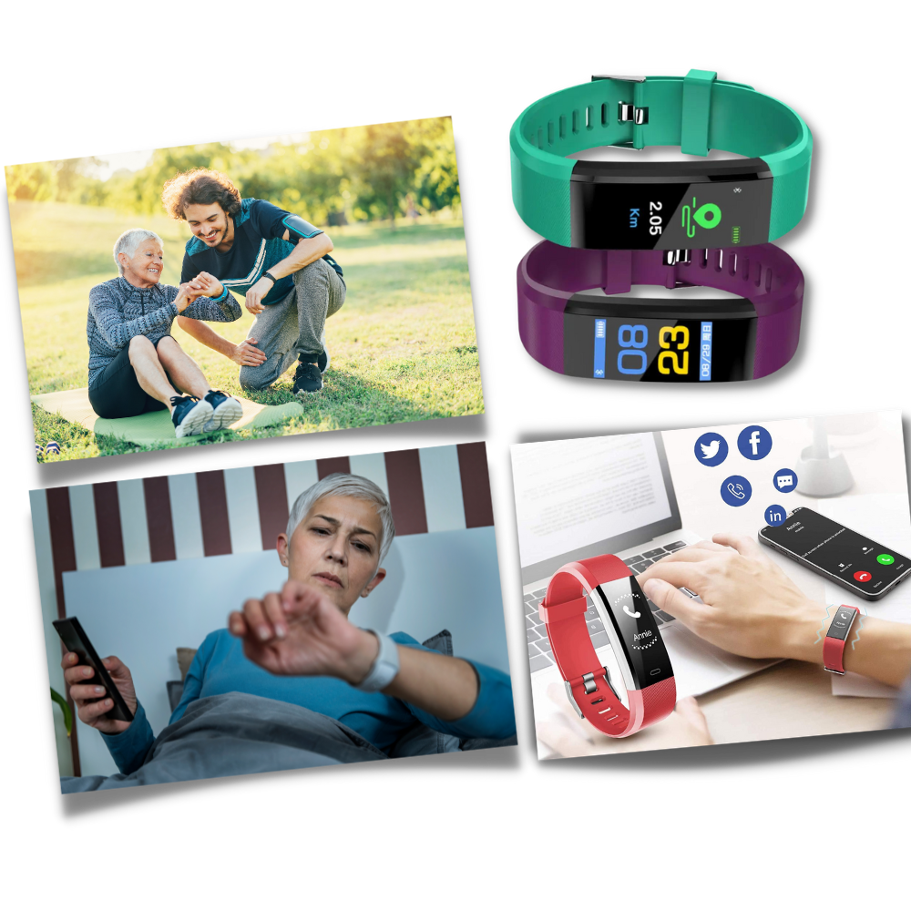 Glevato | Senior Smartwatch | Heart Rate & Blood Pressure Always in Sight