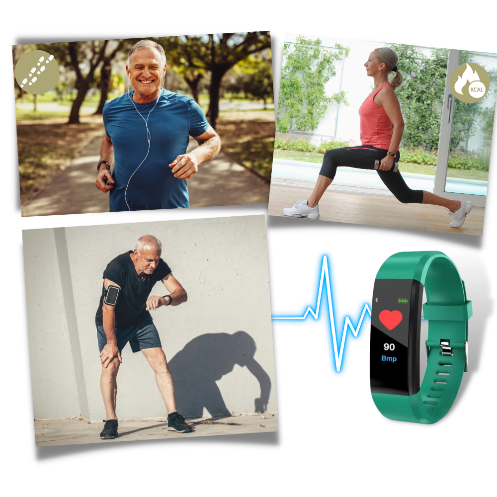 Glevato | Senior Smartwatch | Heart Rate & Blood Pressure Always in Sight