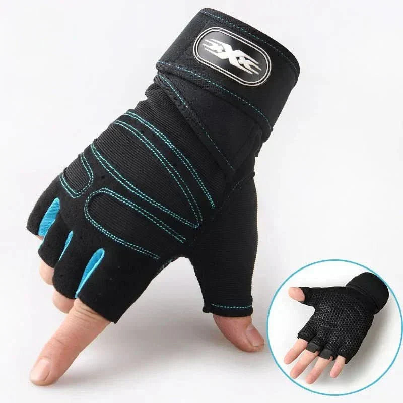 Glevato | Shock-resistant training gloves with wrist support | For weight training, fitness & cycling