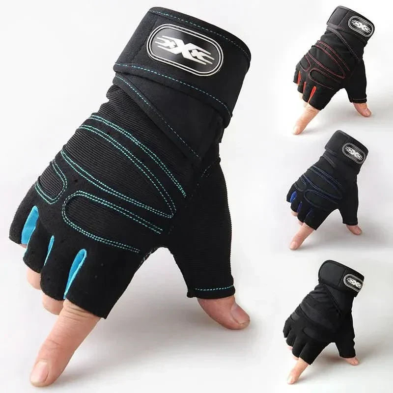 Glevato | Shock-resistant training gloves with wrist support | For weight training, fitness & cycling