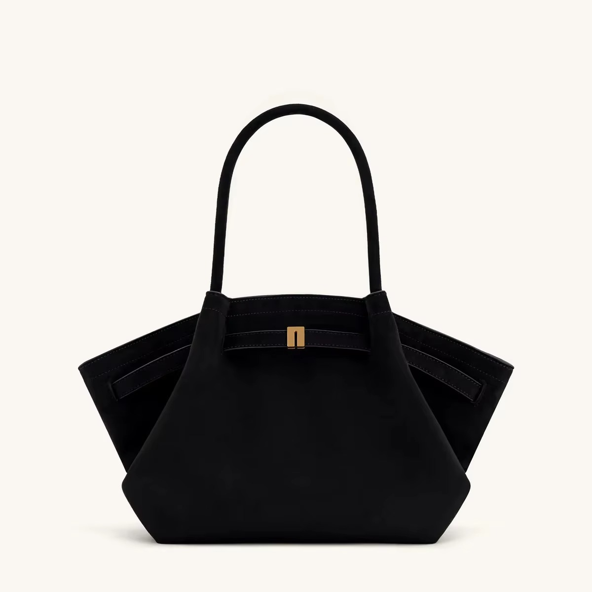 Glevato | Shoulder Bag Hana Pattern Suede Look and Large Capacity