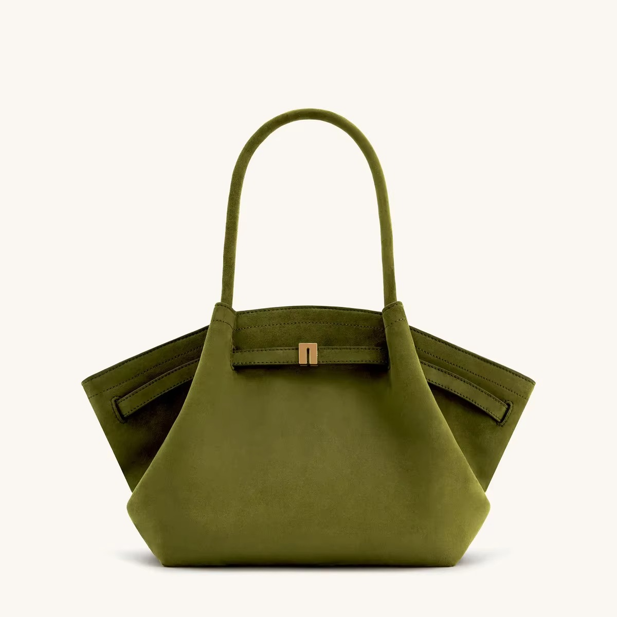 Glevato | Shoulder Bag Hana Pattern Suede Look and Large Capacity