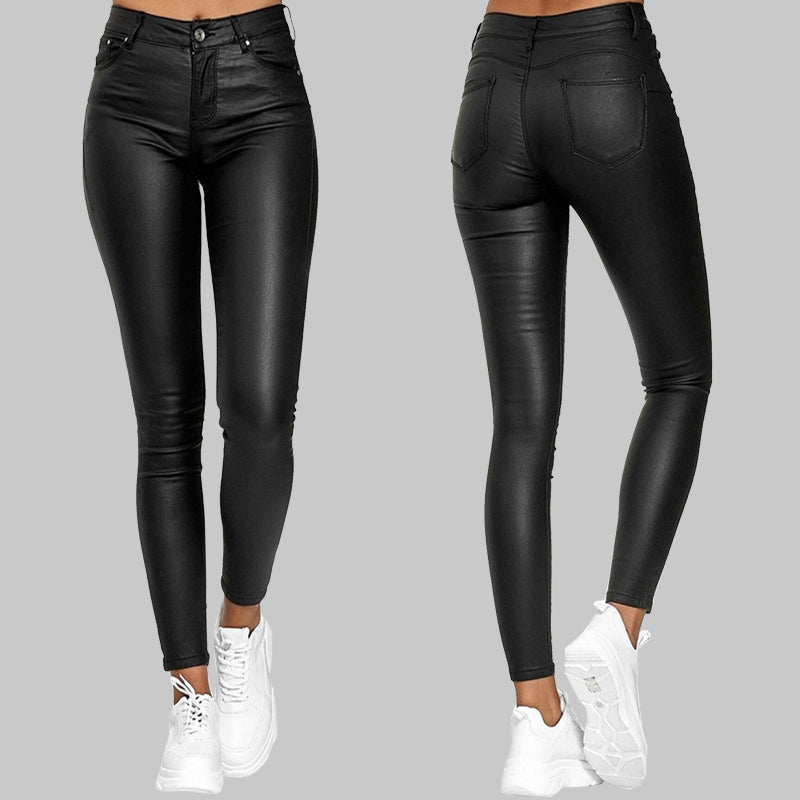 Glevato Skinny Leather Pants