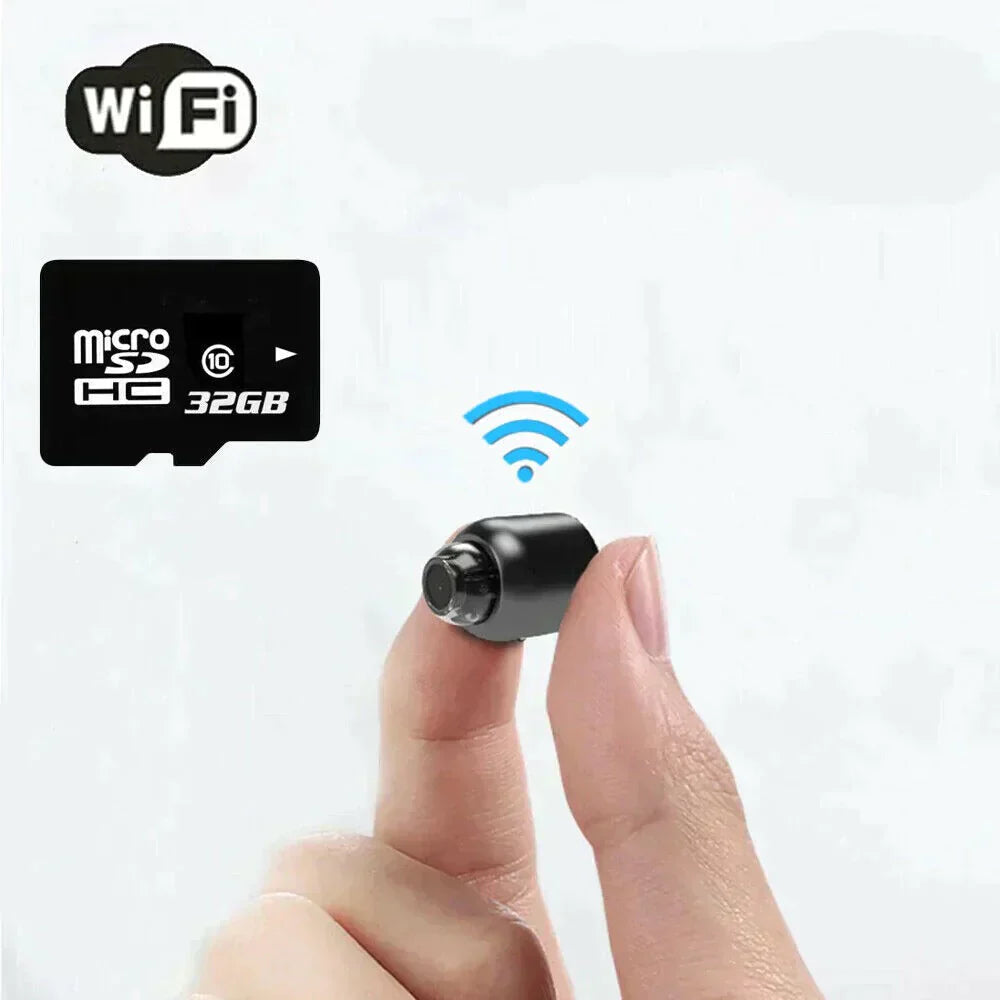 Glevato | Small WiFi Surveillance Camera Night Vision IP Security Camera