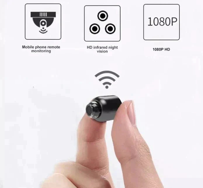 Glevato | Small WiFi Surveillance Camera Night Vision IP Security Camera