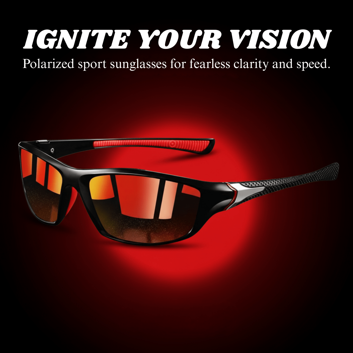 Glevato | Sports Sunglasses with Polarized Lenses & UV400 Protection