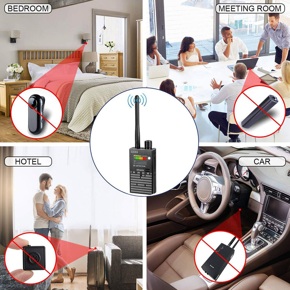 Glevato | Spy Signal Detector, RF Detector, Hidden Camera, Laser Lens, GSM-GPS Device Finder