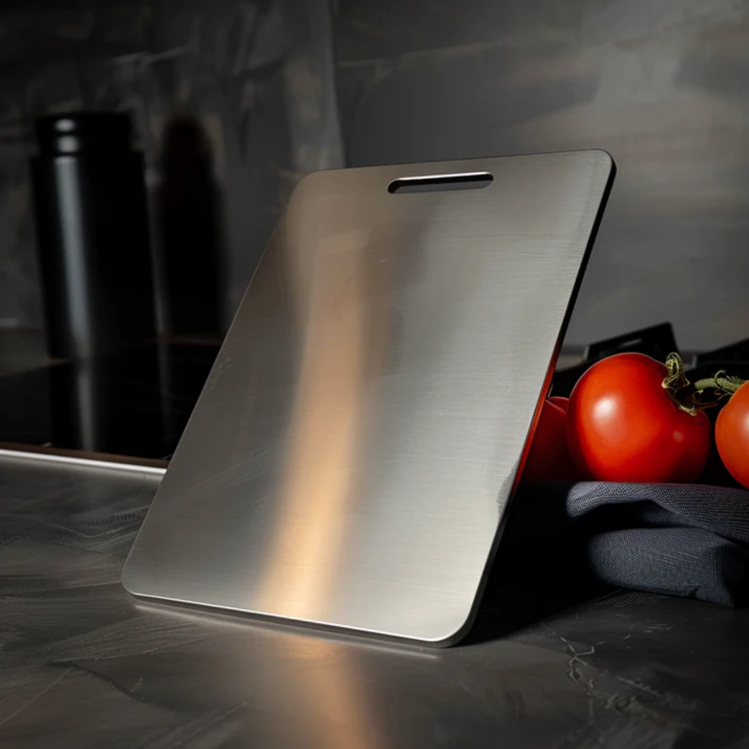 Glevato | Stainless Steel Cutting Board for Professionals & Home Cooks