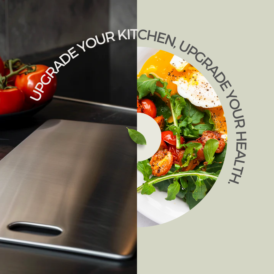 Glevato | Stainless Steel Cutting Board for Professionals & Home Cooks