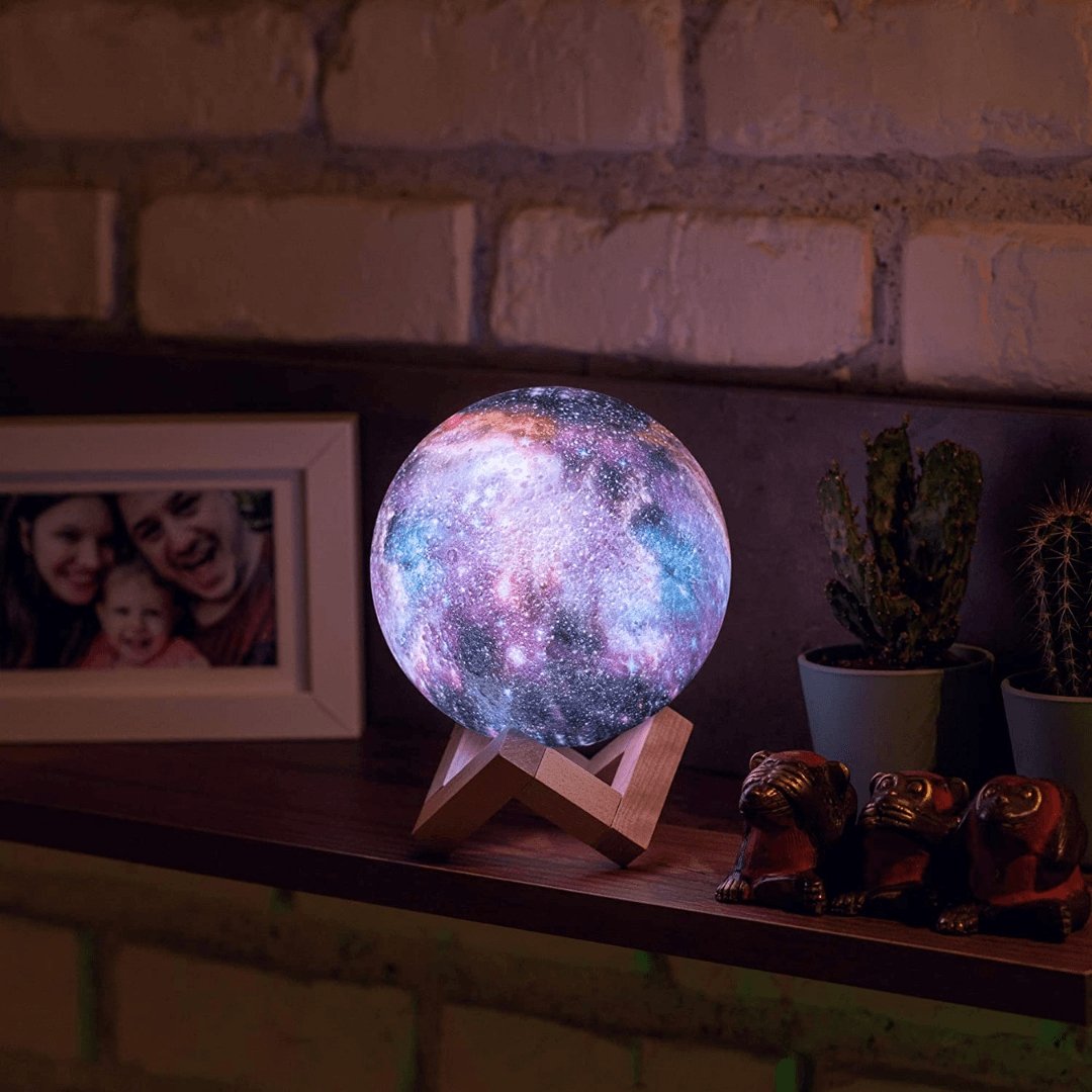 Glevato | Star Pattern Night Light | Touch Control, Rechargeable
