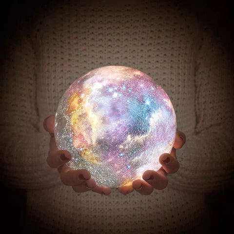 Glevato | Star Pattern Night Light | Touch Control, Rechargeable