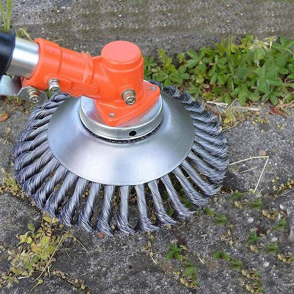 Glevato | Steel Wire Trimmer Head | Weed Removal Brush