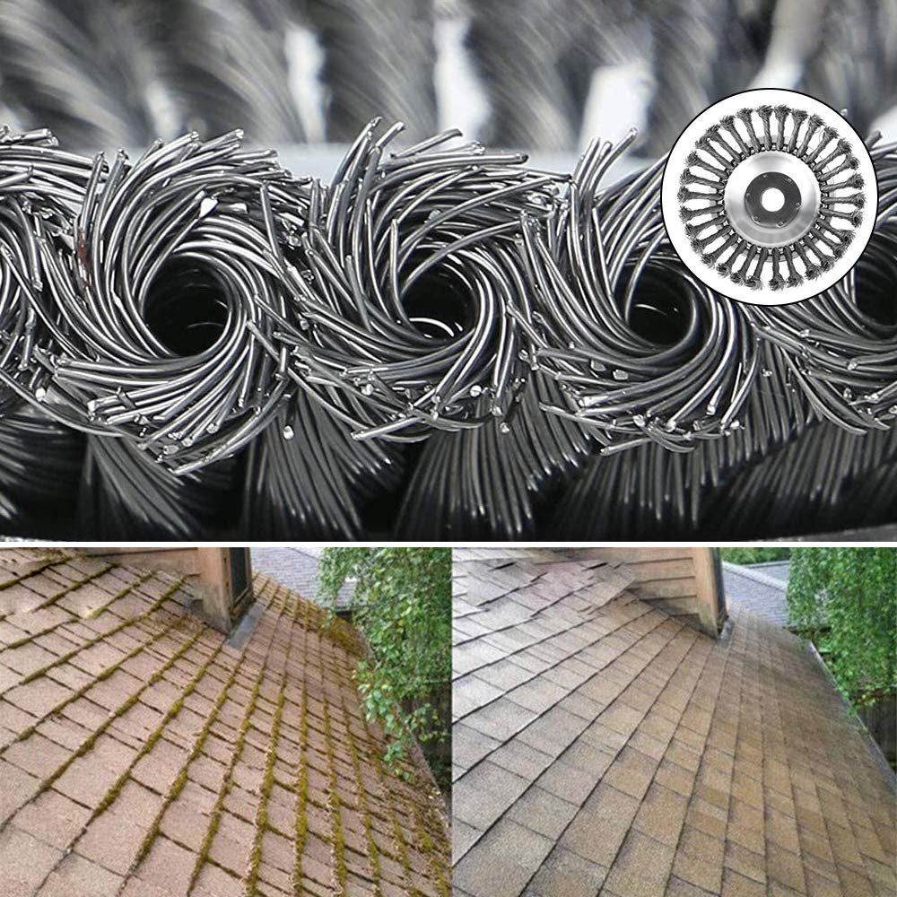 Glevato | Steel Wire Trimmer Head | Weed Removal Brush