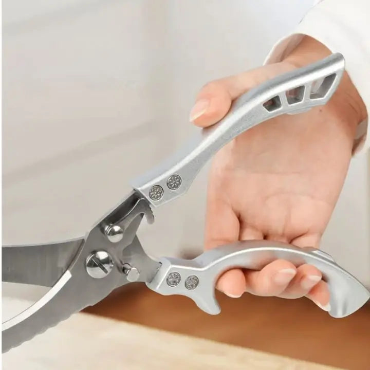 Glevato | Super strong kitchen scissors – stainless steel & effortless cutting