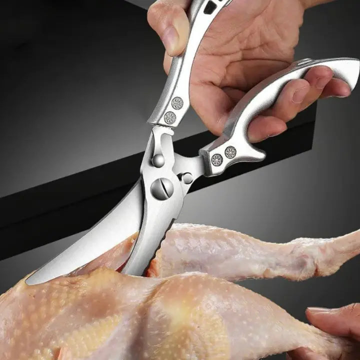 Glevato | Super strong kitchen scissors – stainless steel & effortless cutting