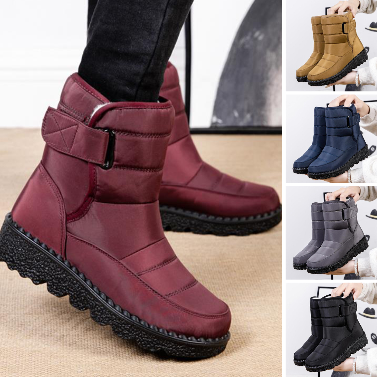 Glevato - The new non-slip, waterproof, padded cotton boots