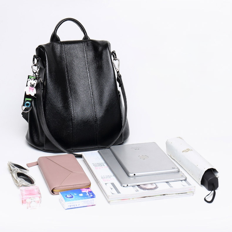 Glevato | Theft-Proof Leather Backpack