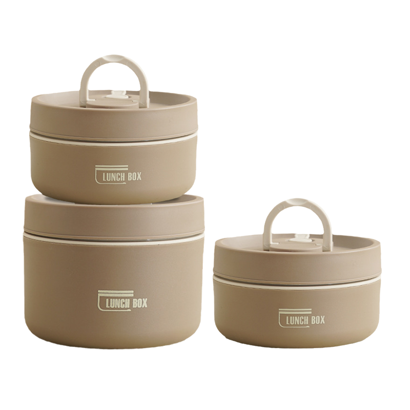 Glevato | ThermoBox Multi-Layered Insulated Lunchbox with FREE Carry Bag