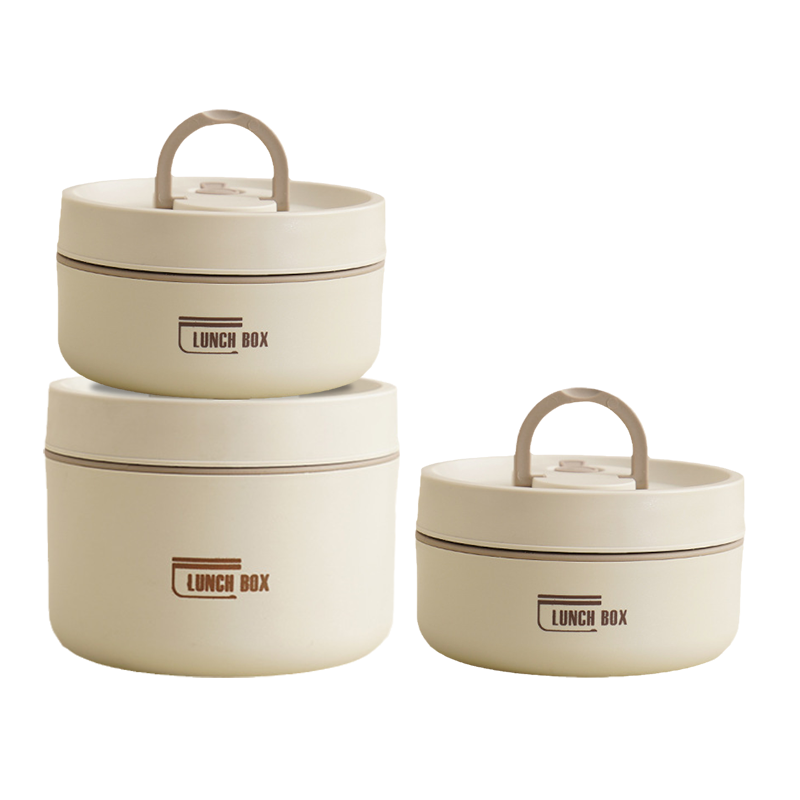 Glevato | ThermoBox Multi-Layered Insulated Lunchbox with FREE Carry Bag