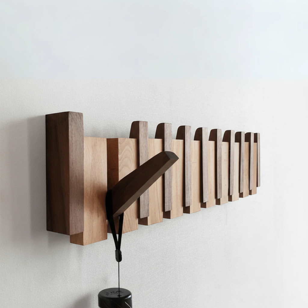Glevato | Three Coat Hooks for Hall - HarmonyHook