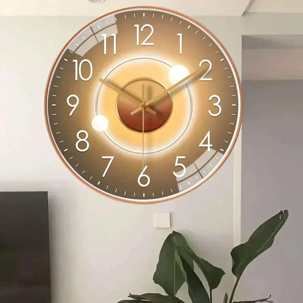 Glevato | Timeless Whisper™ | Silent Classic Wall Clock | Noise-Free Design for Bedroom & Office Decor