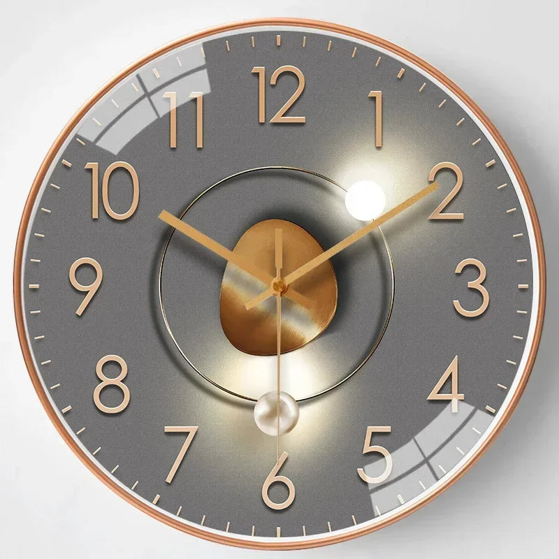 Glevato | Timeless Whisper™ | Silent Classic Wall Clock | Noise-Free Design for Bedroom & Office Decor