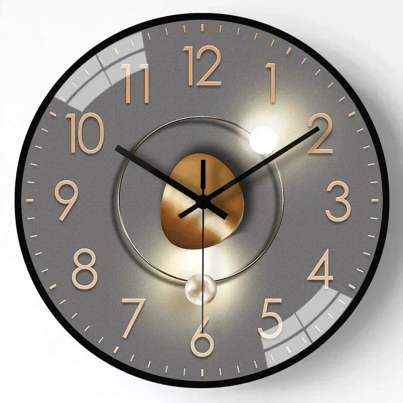 Glevato | Timeless Whisper™ | Silent Classic Wall Clock | Noise-Free Design for Bedroom & Office Decor