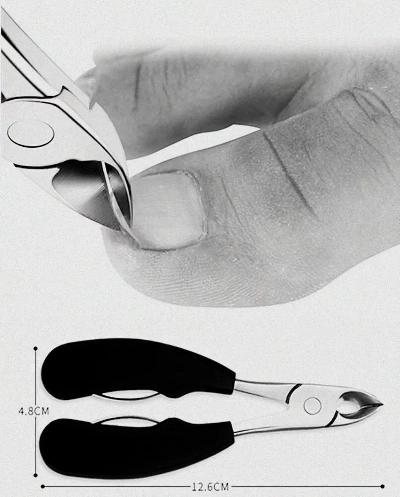 Glevato | Toenail Clipper for Seniors, Sharp, Ergonomic & Ideal for Thick Nails
