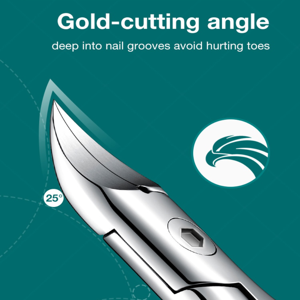 Glevato | Toenail Clipper for Seniors with Curved Blades