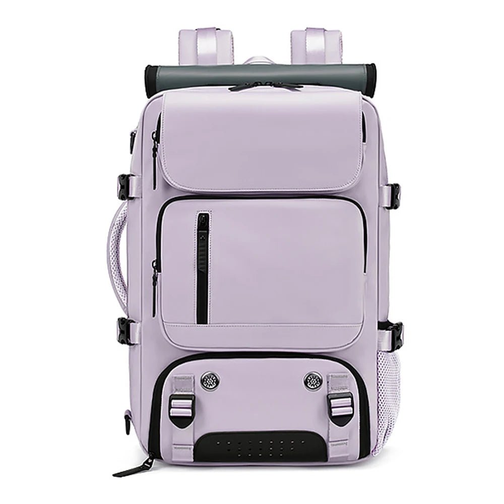 Glevato | TRAVELMAX Pack – Waterproof Travel Backpack with USB Port, Shoe Compartment & Anti-Theft Pocket
