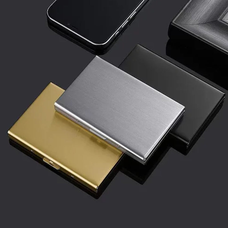Glevato | Ultra-Slim Card Holder with Theft and Demagnetization Protection